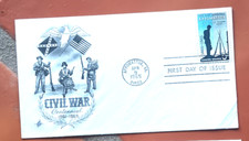 CIVIL WAR APPOMATTOX COURT HOUSE 1865-1965 UNIFORMS  ARTCRAFT CACHT FDC UNAD