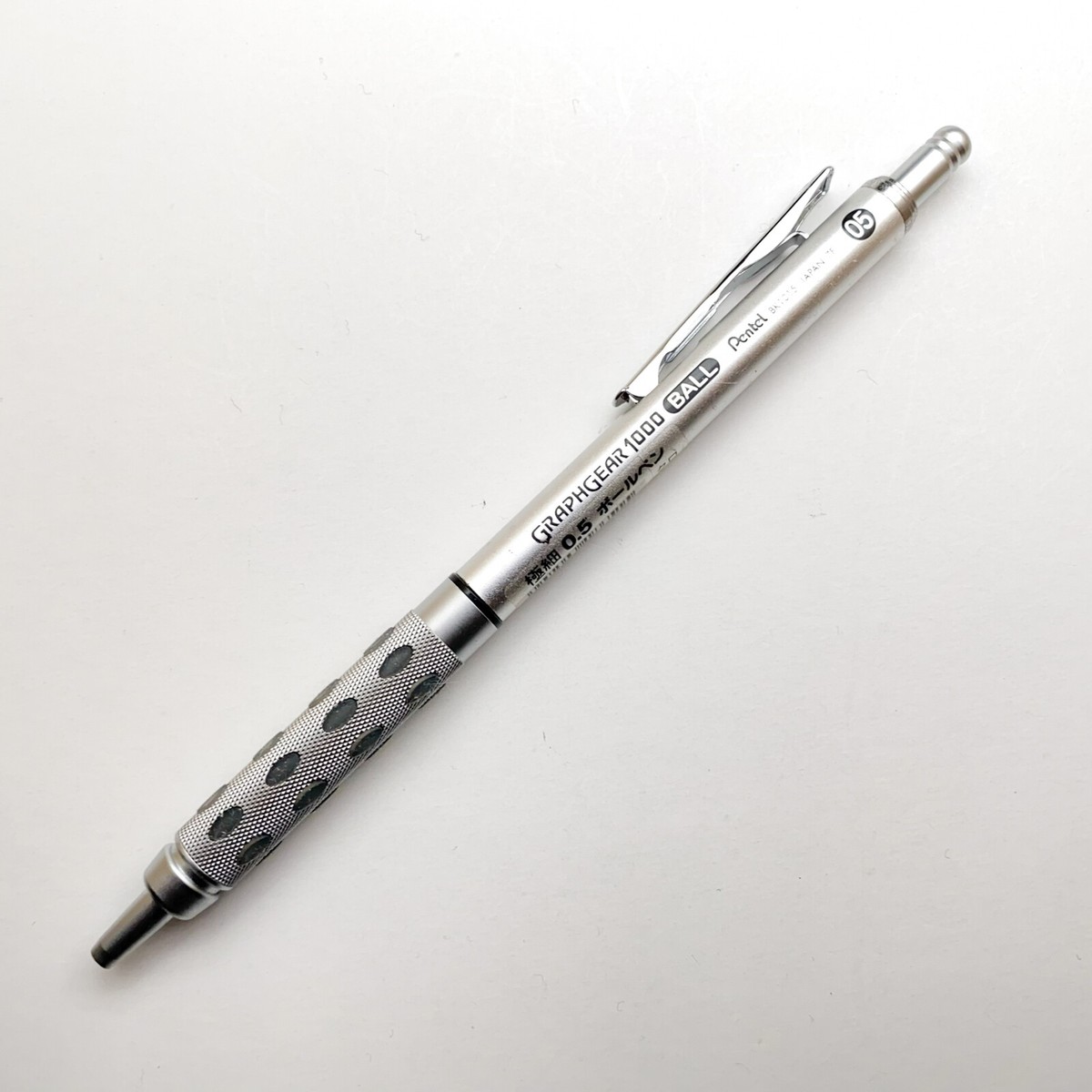 Vintage Pentel Graphgear 1000 Ballpoint Pen 0.5mm BK1015 Japan NOS