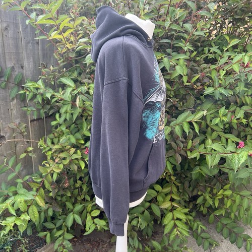 Avenged Sevenfold Nightmare Skull Scream Spell Out Graphic Hoodie 2010 Y2K - Picture 13 of 17