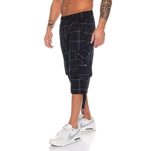 Herren 3/4 Bermuda Cargo Capri-Hose kurze Hose knielang Herren-Shorts Gr M-6XL - Bild 35 von 41