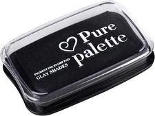 Large Black Ink Pad for Rubber Stamps 4 × 2.6 inch Ink Pads Permanent for Pap...