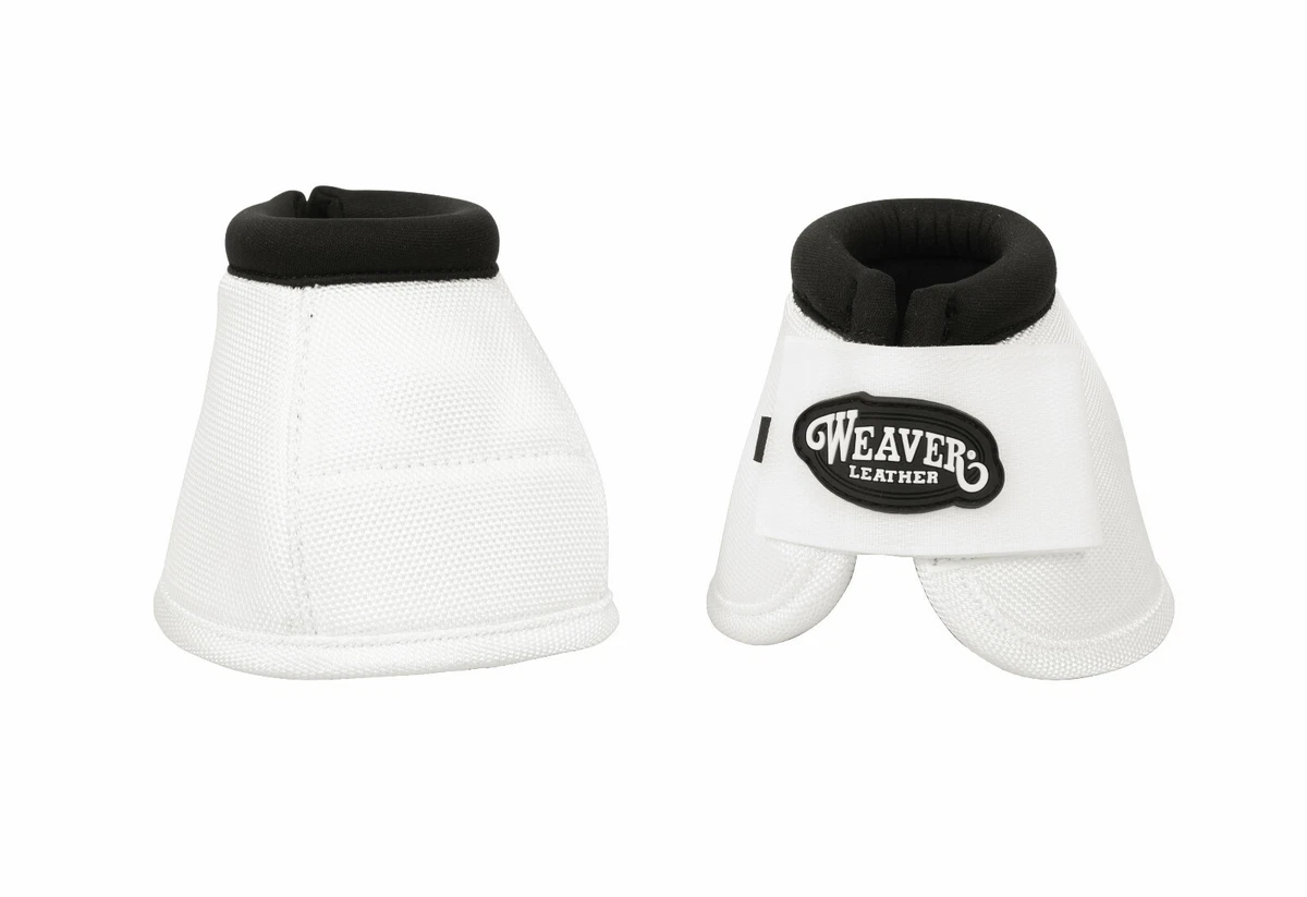 Weaver Ballistic No Turn Bell Boots Pair 35 4276 Medium White S9