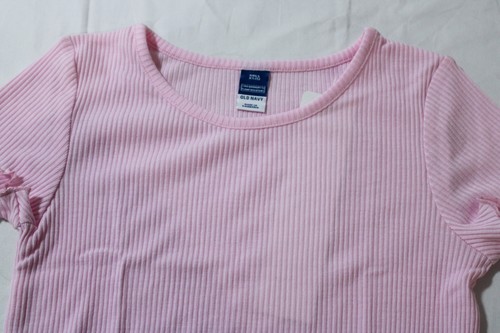 Old Navy Girls' Lettuce Trim Top and Shorts Pajama Set AC2 Pink Size XS (5) NWT - Picture 3 of 7