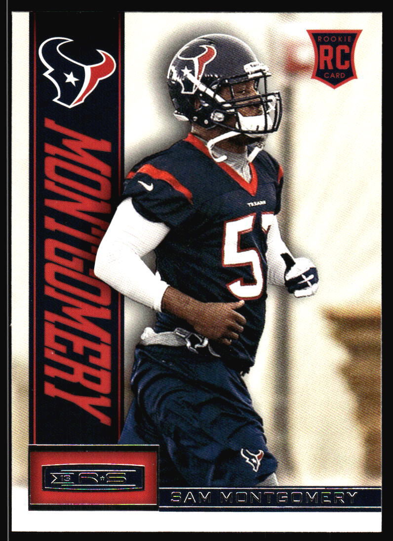 2013 Panini Rookies & Stars Sam Montgomery Rookie #181 Houston Texans