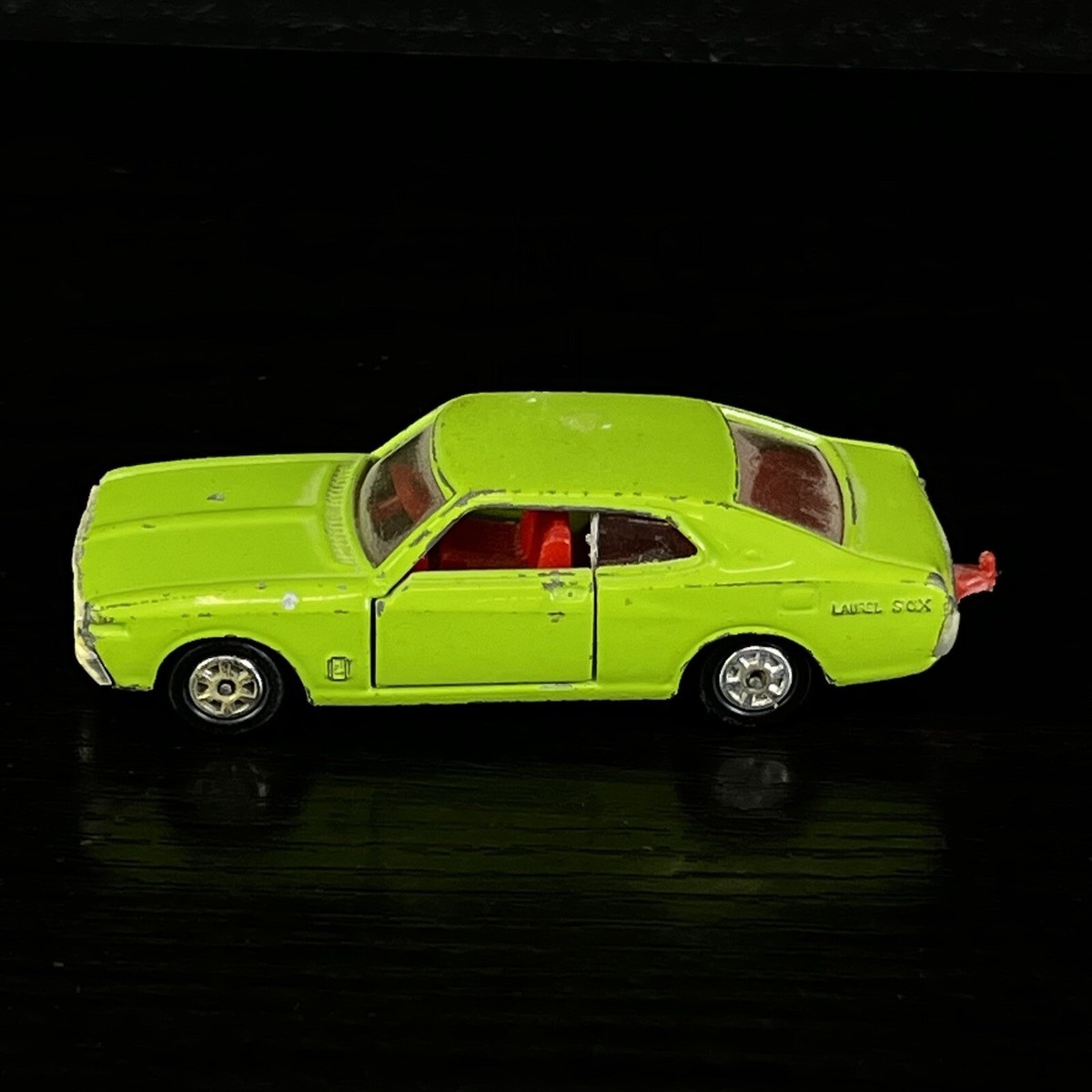 Vintage Tomica Tomy No 74 Nissan Laurel Green 1/63 Wheels | eBay