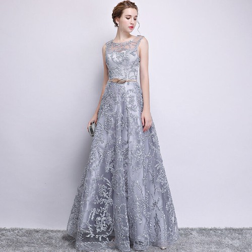New Elegant Evening Formal Party Ball Gown Prom Bridesmaid Long Party Dress - Picture 4 of 12