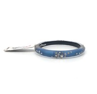 Alexis Bitter Blue Stardust Crystal Magnet Bangle $195 on sale Alexis Bitter Blue Stardust Crystal Magnet Bangle $195 on sale