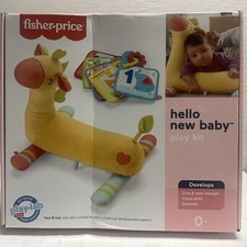 Fisher-Price Hello New Baby Play Kit, curated Gift Set of Newborn Toys for Infan