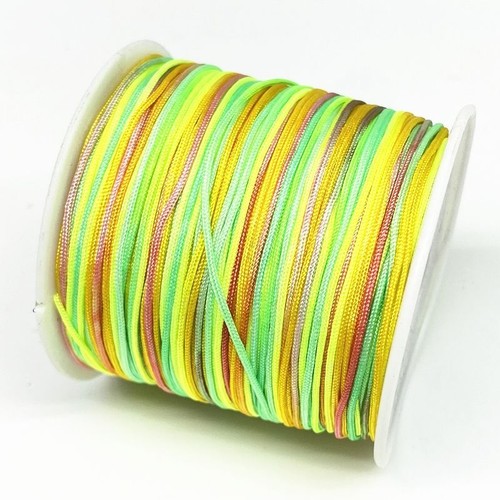 Nylon Cord Thread Chinese Knot Macrame Bracelet Braided String DIY Jewelry 0.8mm - Picture 30 of 50