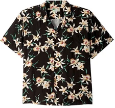 Paradise Found Men's Star Orchid Tom Selleck Magnum PI Hawaiian Shirt