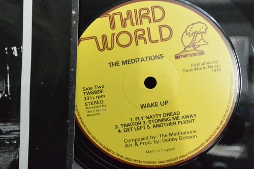 Meditation Wake Up! Rare Roots Reggae LP Import England 1978 Third World NM - Picture 2 of 3