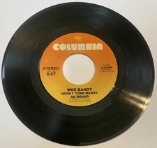 Moe Bandy “ I Cheated Me Right Out Of You / Honky Tonk Merry Go Round “ 45 Vinyl