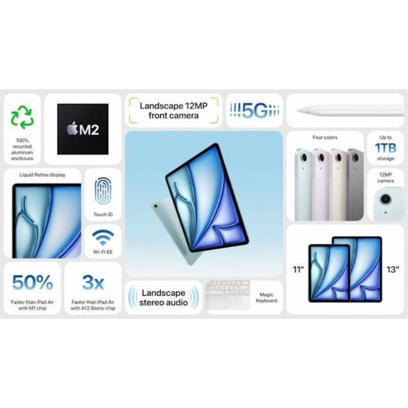 Apple iPad Air 11 (2024) WiFi 11 Apple iPad Air 11 (2024) WiFi 11