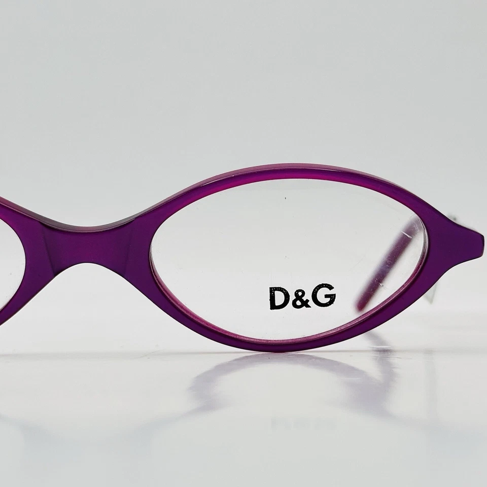 Dolce Gabbana Gafas Mujer Ovaladas Púrpura Brillante Mod. Logo DG 4041 D&G NUEVO Foto 2 de 4