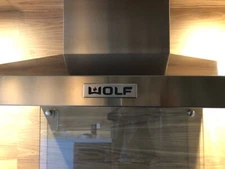 Wolf Stove Range Oven Hood | Adhesive Emblem Decal Placard Logo | World Ship