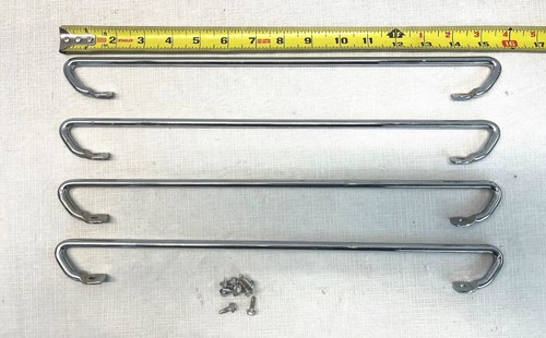 Vintage Coleman Chrome Support Feet legs for Convertible Cooler
