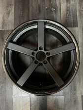 20 Giovanna Mecca Satin Graphite Polished Lip 20x8.5 5x114 Replacement Wheel