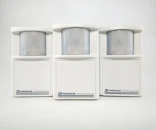 Lot of 3 X-10 Security Wireless Motion Detector Sensors (MS10A) With Mounting Br