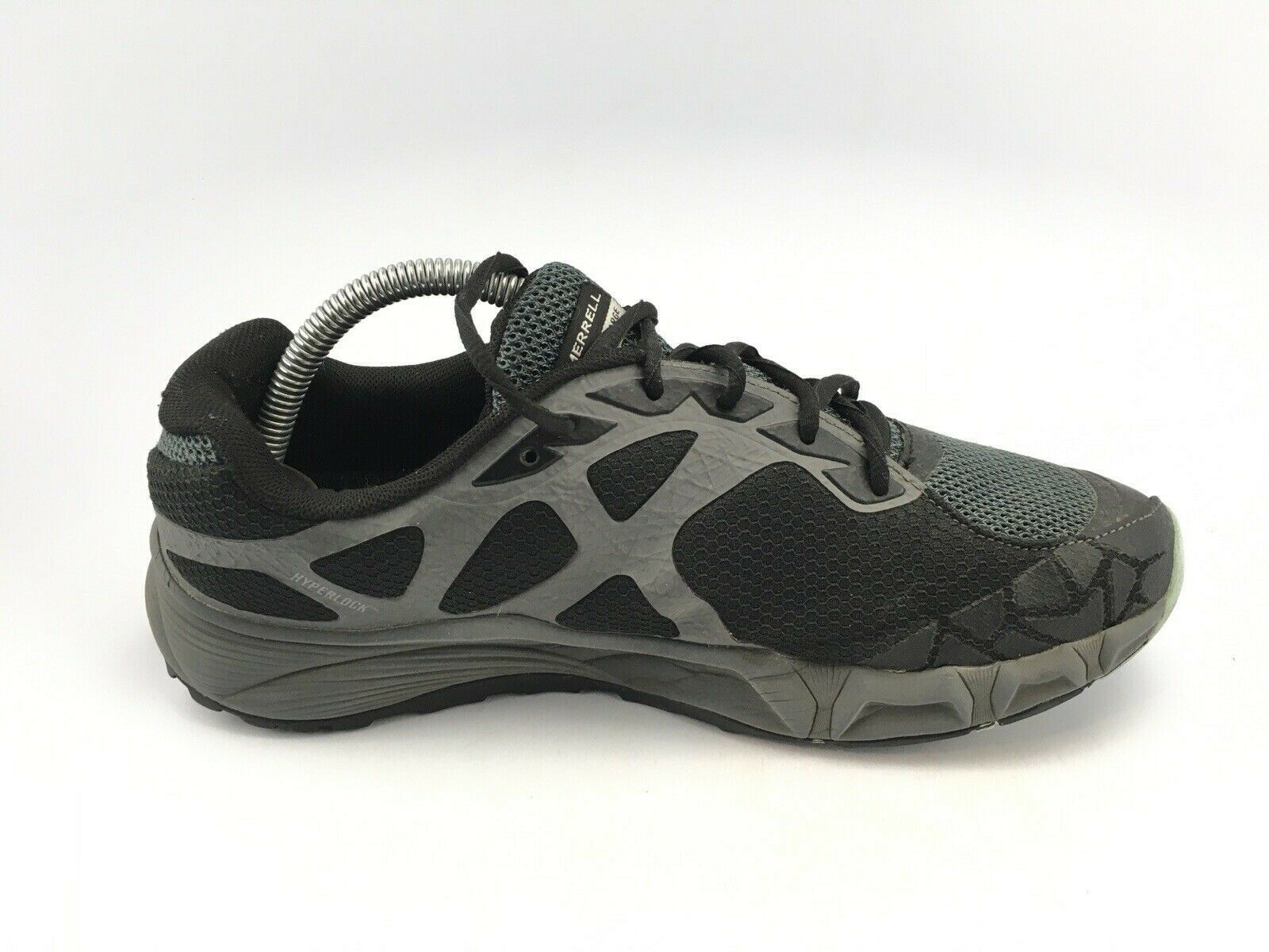 Scarpe da trail running Merrell J37716 Agility Peak Flex Mesh nere da donna taglia 10 5