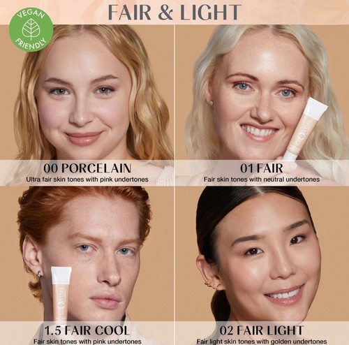 Huda Beauty GloWish Bright Light Sheer Concealer - 1.5 Fair Cool New in Box - Picture 6 of 11
