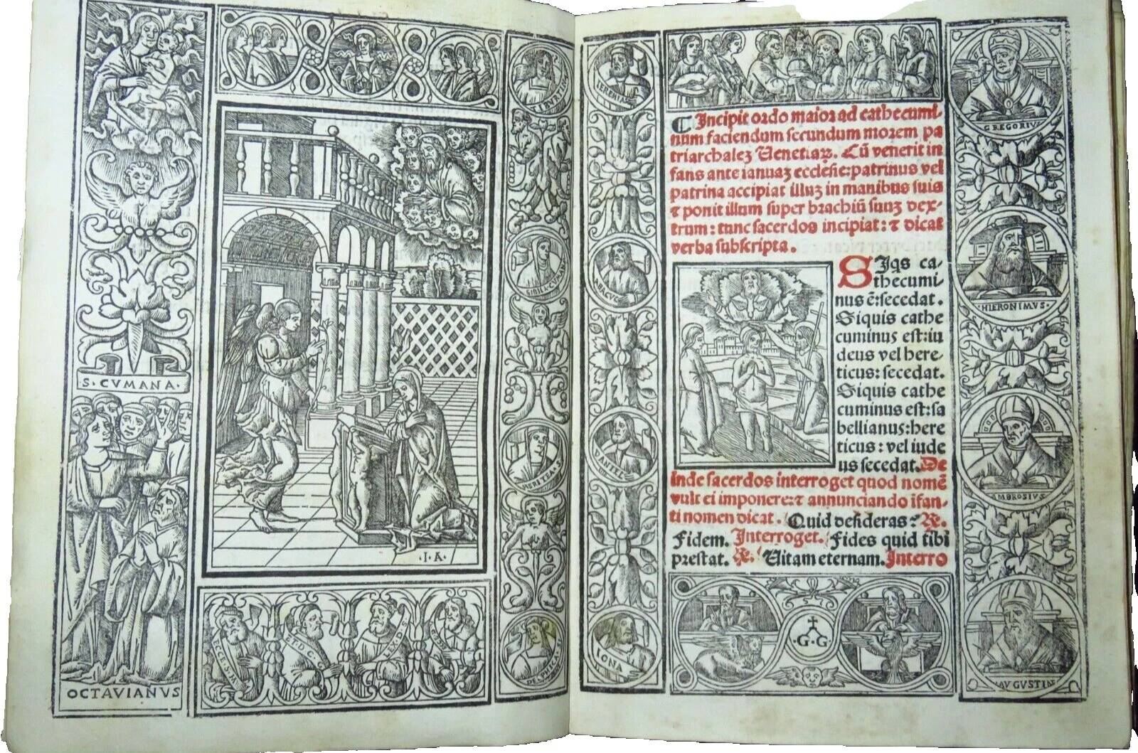 European Illustrated Original Antiquarian & Collectible Books in Latin