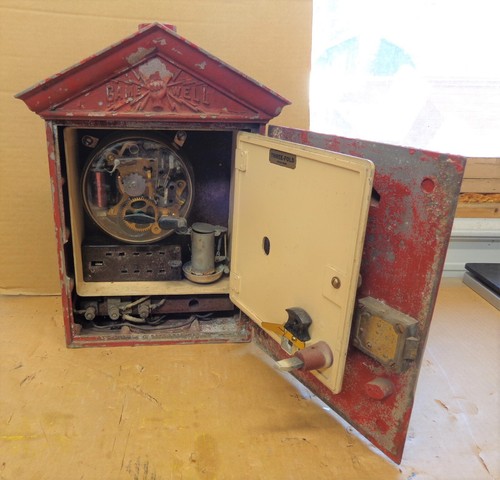 Vintage Gamewell Fire Alarm Box No Key Missing Front Cover - Picture 2 of 12