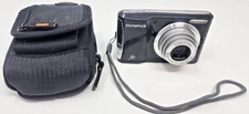 Olympus FE FE-47 14.0MP Digital Camera - Black Tested with Carry Bag