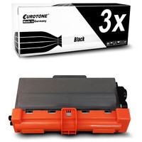 3X Eurotone Patrone Schwarz Kompatibel F�R Brother TN-3390 HL-6180DW HL-6180DWT