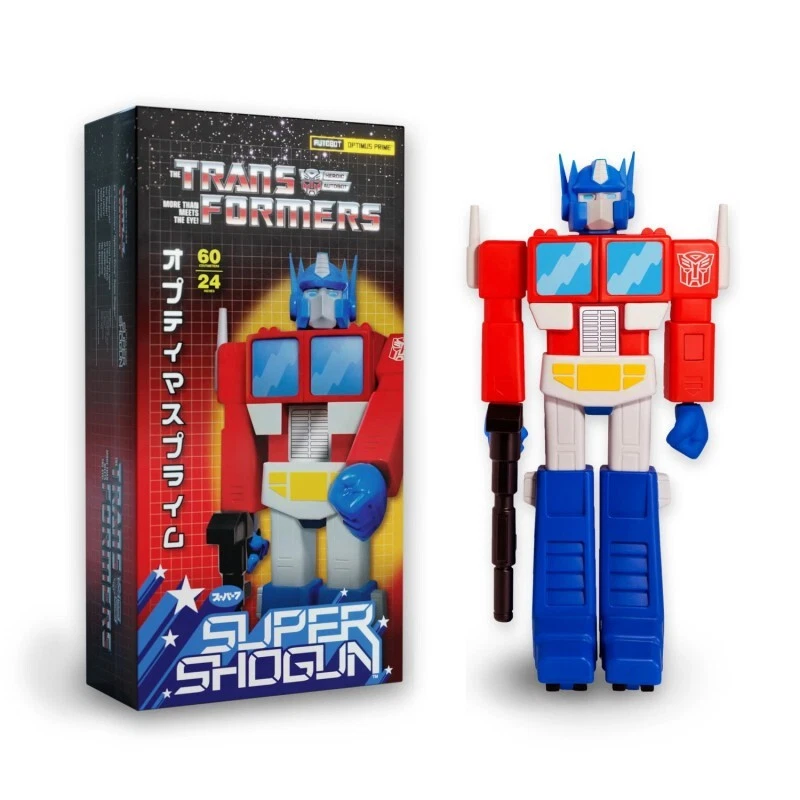 Figura Premium Super Shogun Transformers Optimus Prime Reaction Super7 Foto 2 de 4