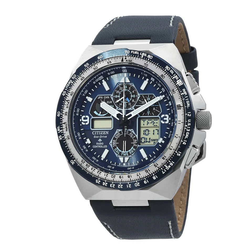 Reloj para hombre Citizen Promaster Skyhawk A-T cronógrafo esfera azul JY8148-08L