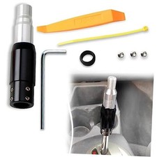 1 PC Shifter Gear Shift Knob Adapter, Aluminum Alloy Converter, Shift Knob