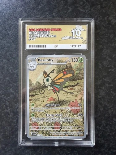 Beautifly 219/217 ACE 10 Ascended Heroes Pokemon Card Game