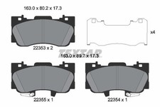 Bremsbelagsatz Scheibenbremse Vorderachse für FORD USA MUSTANG Coupe Convertible