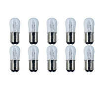 CEC Industries 6S6 DC 120V Bulbs, 120 V, 6 W, BA15d Base, S-6 shape Box of 10