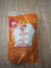 1999 McDonald  s Ty Teenie Beanie Baby Iggy the Iguana 6 Happy Meal Toy