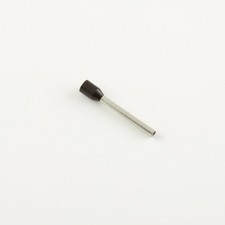 16 Ga. Black Insulated Ferrules, 0.71" Pin Lg. - pack of 100