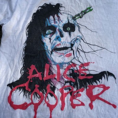 Raise Your Fist Alice Cooper Shirt Short Sleeve White Unisex S-234XL 1S0187