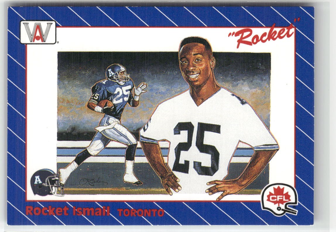 1991 All World CFL French #1 Rocket Ismail ☘️A02