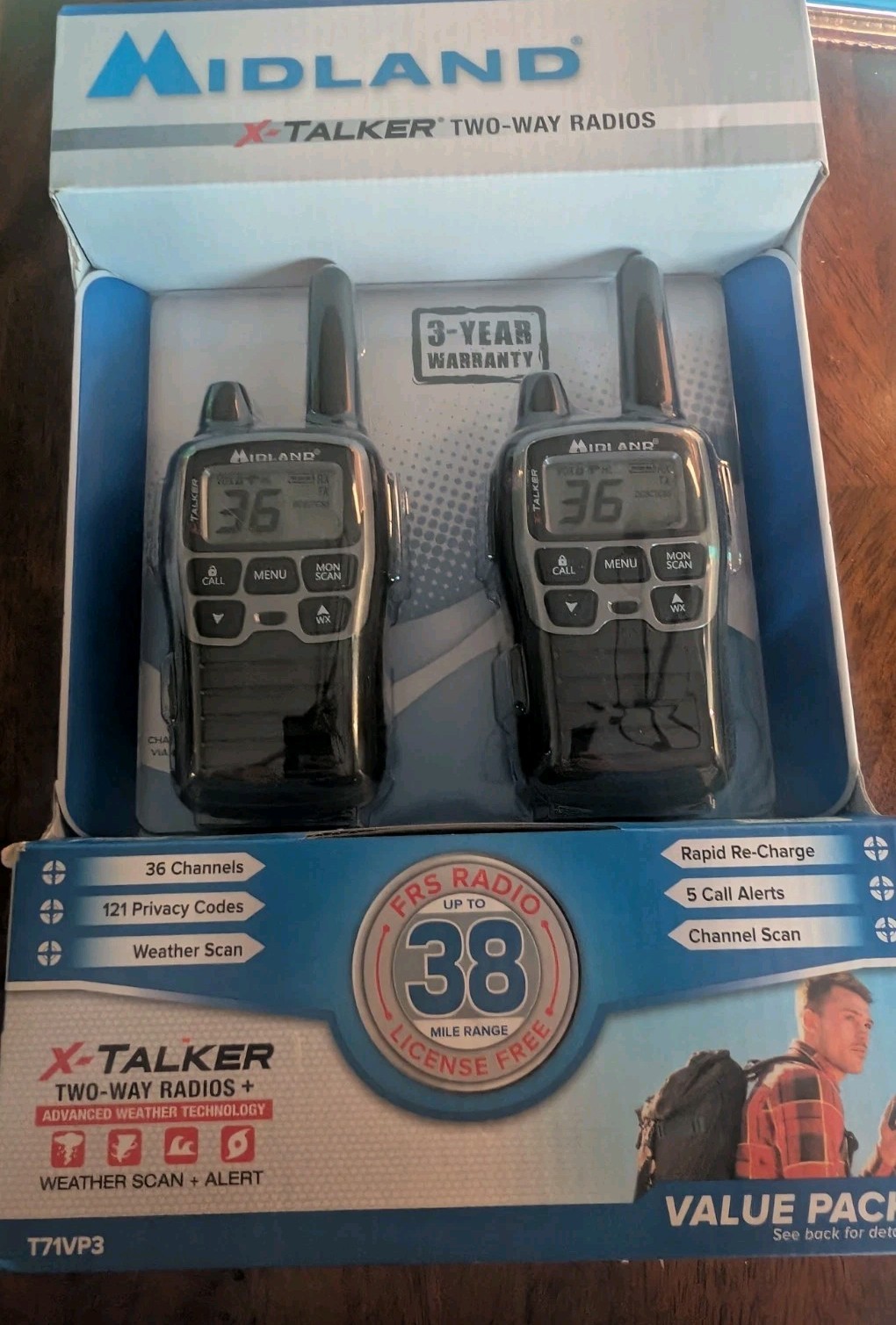S 36 Channel Walkie Talkies 38 Mile...