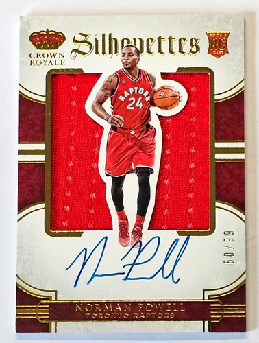 2015 - 16 NORMAN POWELL PANINI ROOKIE JERSEY SWATCH SIGNED LIMITED AUTO /99 CARD