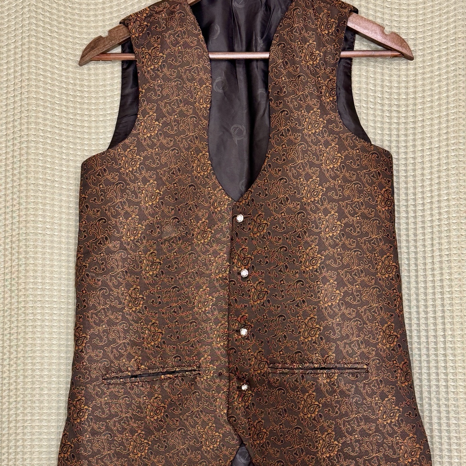 Vintage Brown Button Down Jacket Small - image 1