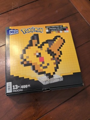 MEGA Pokémon Action Figure Building Set, Pikachu 400 Pieces and Pixel Retro 