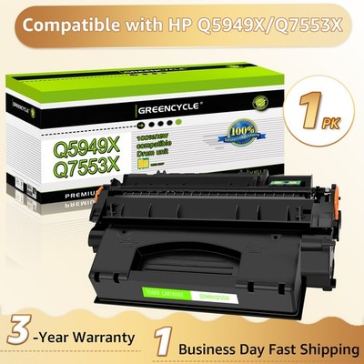 1PK 49X Q5949X 53X Q7553X Toner Greencycle Compatible HP Laser Jet M2727 mfp