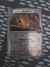 Team Rocket's Raticate 148/182 Sv10: Destined Rivals Reverse Holo