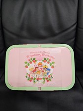 Strawberry Shortcake Bento Box Bundle Includes Spoon, Fork And Sticker