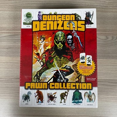 DUNGEON DENIZENS PAWN COLLECTION RPG ROLLENSPIEL DIE-CUT MONSTERS MANUAL 5E D&D