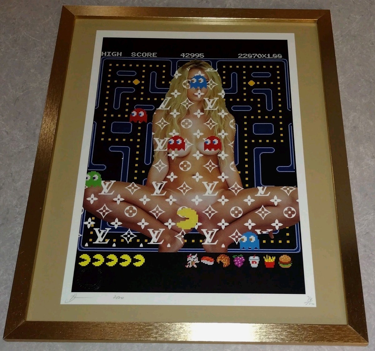 版画 death nyc AO18 版画 death nyc AO19 Death NYC Ltd Ed 19x13 LG Signed