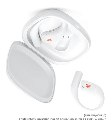 JBL Endurance Zone Bluetooth Sport Ear-Hook Earbuds White/Orange