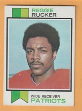 Reggie Rucker New England Patriots 1973 Topps #517 Boston Terriers