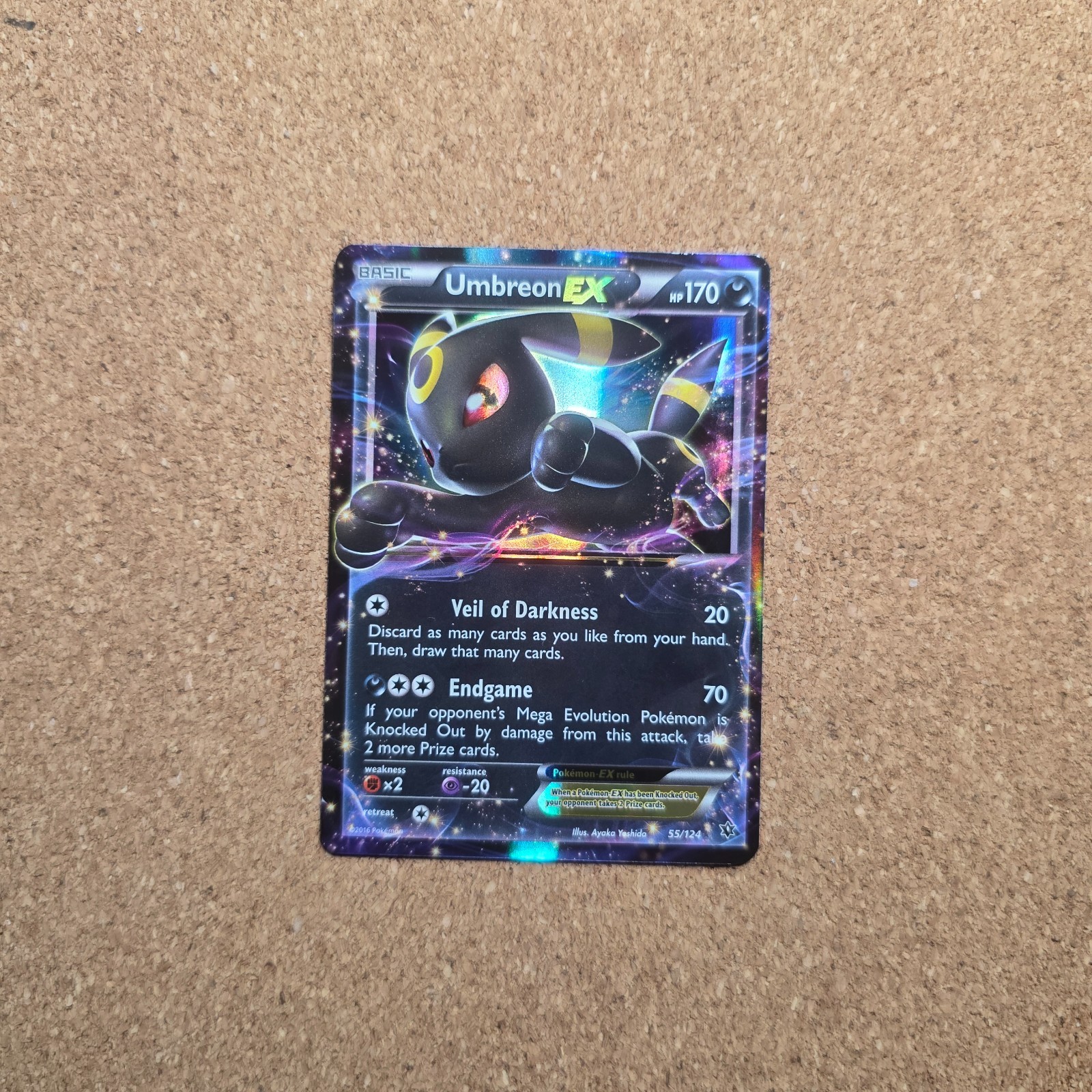 Umbreon EX Fates Collide Ultra Rare 55 Pokemon TCG *B4